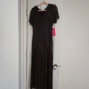 Purple beaded dress